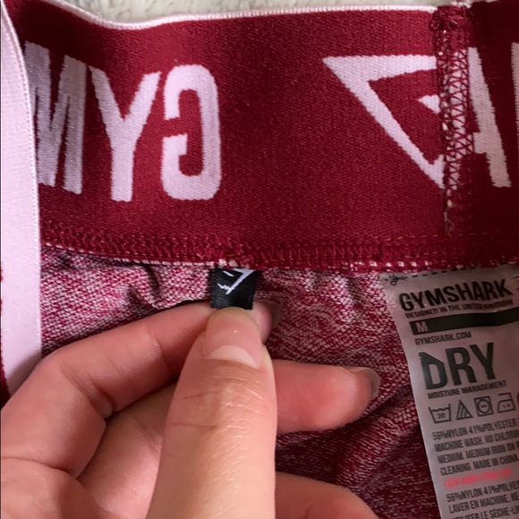 Gymshark Flex Leggings - Beet Marl/Chalk Pink - Picture 4 of 4